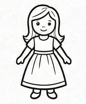 a girl in a dress with a smile.webp